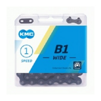 Kmc BD1202A Ketting B1 zwart x112 Stadsfiets, e-bike, BMX, fixed gears - thumbnail