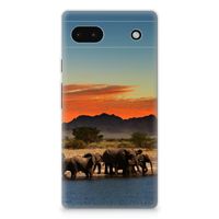 Google Pixel 6A TPU Hoesje Olifanten - thumbnail