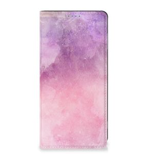 Bookcase Motorola Moto G53 Pink Purple Paint