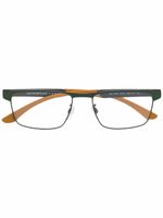 Emporio Armani lunettes de vue colour block à monture rectangulaire - Vert - thumbnail