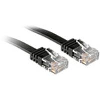 LINDY 47521 RJ45 Netwerkkabel, patchkabel CAT 6 U/UTP 1.00 m Zwart 1 stuk(s) - thumbnail