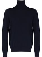 Brunello Cucinelli roll neck cashmere jumper - Bleu