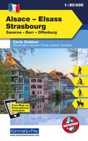 Wandelkaart 07 Outdoorkarte FR Elsass, Vogesen - Alsace, Strasbourg El - thumbnail