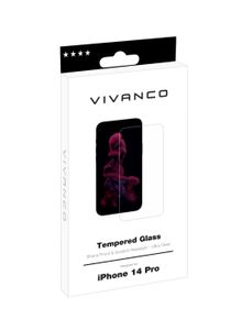 Vivanco 2D Screenprotector (glas) Geschikt voor: Apple iPhone 14 Pro 1 stuk(s)