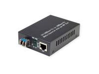 VALUE 21.99.1070 netwerk media converter 100 Mbit/s Zwart