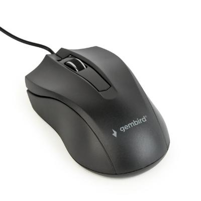 Gembird MUS-3B-01 muis Ambidextrous USB Type-A Optisch 1000 DPI