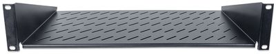 Intellinet 712507 19 inch Apparaatbodem voor patchkast 2 HE Vast inbouw Geschikt voor kastdiepte: vanaf 450 mm Zwart