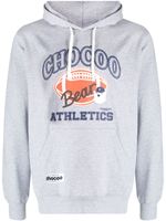 CHOCOOLATE hoodie en coton à logo imprimé - Gris - thumbnail