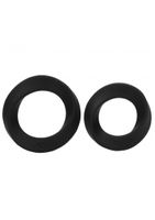 N0. 86 - Cock Ring Set - Black - thumbnail