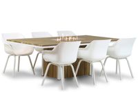 Hartman Sophie element/Seaside 220 cm dining tuinset 7-delig