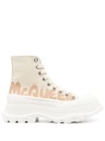 Alexander McQueen baskets montantes Tread Slick - Tons neutres - thumbnail