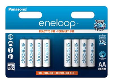 eneloop eneloop HR06 Oplaadbare AA batterij (penlite) NiMH 2000 mAh 1.2 V 4 stuk(s) eneloop eneloop HR06 Oplaadbare AA batterij (penlite) NiMH 2000 mAh 1.2 V 4 stuk(s)