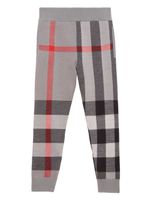 Burberry Kids pantalon à carreaux vintage - Gris