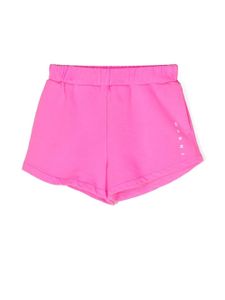 Marni Kids short de sport à logo imprimé - Rose