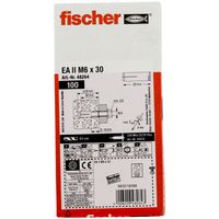 Fischer EA II M 6 x 30 Inslaganker 30 mm 8 mm 48264 100 stuk(s) - thumbnail