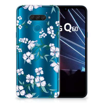 LG Q60 Uniek TPU Case Blossom White