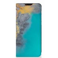 Motorola Moto E7 Power | E7i Power Standcase Marble Blue Gold