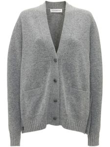 Victoria Beckham cardigan fin en laine - Gris