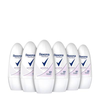 Rexona Women Sensitive anti-transpirant roller - 6 x 50 ml
