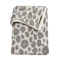 Meyco Panter wiegdeken met velours 75x100 cm bruin