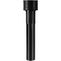 Burgerhout Megavent ventilatiedakdoorvoer Ø125mm l=950mm PP zwart 400453102
