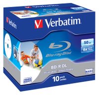 Verbatim 43736 Blu-ray BD-R DL disc 50 GB 10 stuk(s) Jewelcase Bedrukbaar - thumbnail