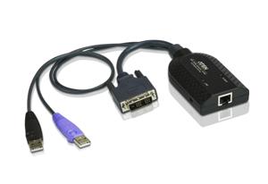 Aten USB DVI Virtual Media KVM-adapter met smartcard-ondersteuning