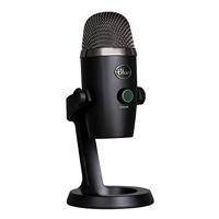 Blue Yeti Nano Premium USB-Microfoon voor Opname, Streaming, Gaming, Podcasting op PC en Mac, Condensatormicrofoon met Blue VO!CE Effecten, Cardioïde en Omni, Vertragingsvrije Monitoring - Zwart