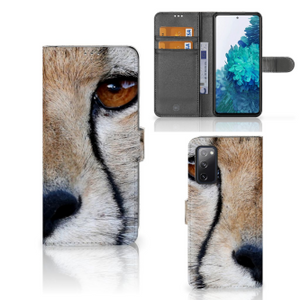 Samsung Galaxy S20 FE Telefoonhoesje met Pasjes Cheetah