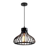 Homestyle Pro MK109-BB Industriële Hanglamp 22x18 cm Zwart/Metaal