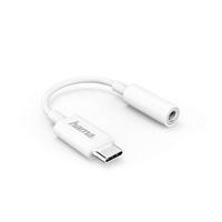 USB-C-adapter op 3,5 mm aansluiting, wit
