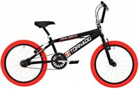 Bikefun 20 Inch 31 cm Unisex V-Brakes Zwart/Rood