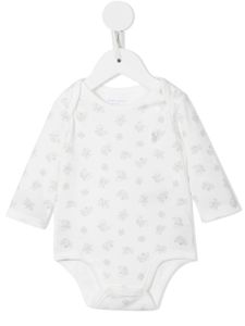 Ralph Lauren Kids body à imprimé Bear - Blanc