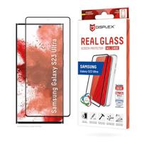 DISPLEX Panzerglas (10H) + Schutzhülle voor Samsung S23 Ultra, Schutzhülle, Eco-Montagerahmen, Kratzer-resistente Glas
