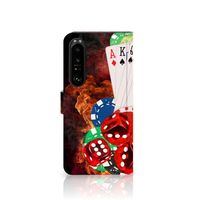 Sony Xperia 1 IV Wallet Case met Pasjes Casino - thumbnail