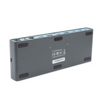 i-tec CADUA4KDOCKPDL notebook dock & poortreplicator Bedraad USB 3.2 Gen 1 (3.1 Gen 1) Type-C Zwart, Turkoois - thumbnail