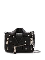 Moschino petit sac porté épaule Biker - Noir - thumbnail