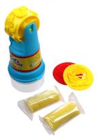LG-Imports Kid's Dough stamp 'n' roller 5-delige kleiset geel