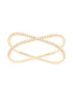 ALINKA 18kt yellow gold KATIA DUO two-finger diamond ring - Or - thumbnail