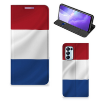 OPPO Find X3 Lite Standcase Nederlandse Vlag - thumbnail