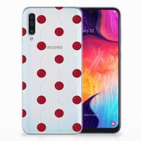 Samsung Galaxy A50 Siliconen Case Cherries - thumbnail