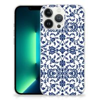 iPhone 13 Pro Max TPU Case Flower Blue - thumbnail