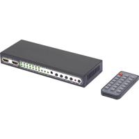 SpeaKa Professional 6 poorten HDMI-Matrix-switch Met Picture in Picture, Met afstandsbediening UHD 4K @ 60 Hz - thumbnail