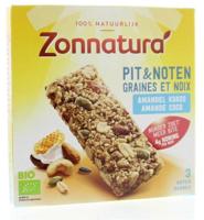Zonnatura Zonnatura Pit En Notenreep Amandel & Kokos (3x25g)