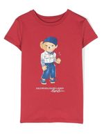 Ralph Lauren Kids t-shirt en coton à logo imprimé - Rouge - thumbnail