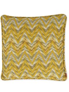 Missoni Home coussin à motif zigzag - Jaune