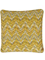 Missoni Home coussin à motif zigzag - Jaune - thumbnail