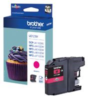 Inktcartridge Brother LC-123M rood - thumbnail