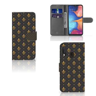 Samsung Galaxy A20e Telefoon Hoesje Franse Lelie Samsung Galaxy A20e Telefoon Hoesje Franse Lelie