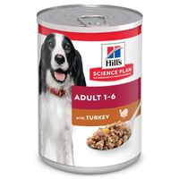 Hill&apos;s Science Plan Hond Adult Natvoer Kalkoen 12 x 370g blik